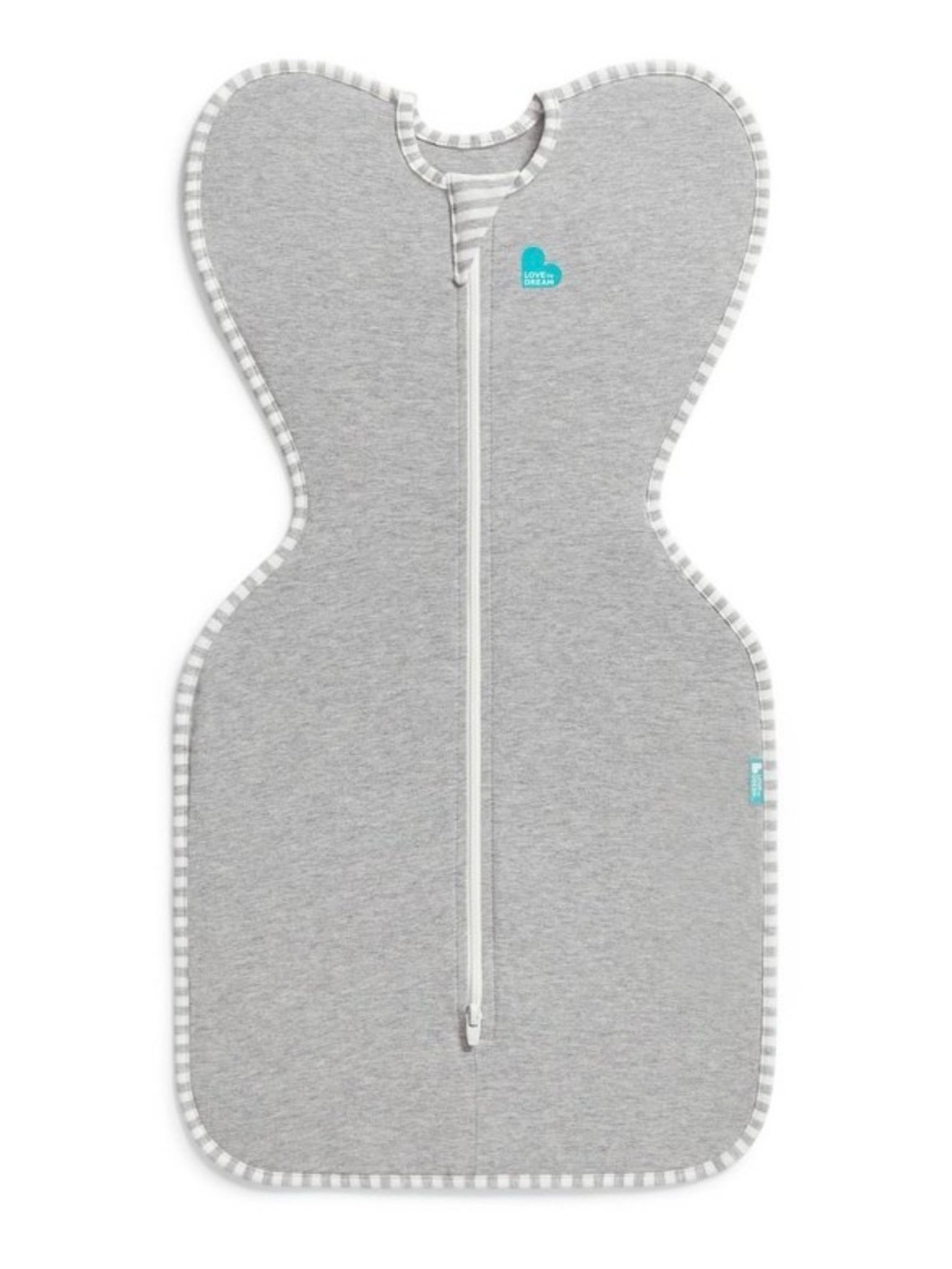 Love to Dream Swaddle Up Sleep-Sack Cotton 1 TOG Grey NB